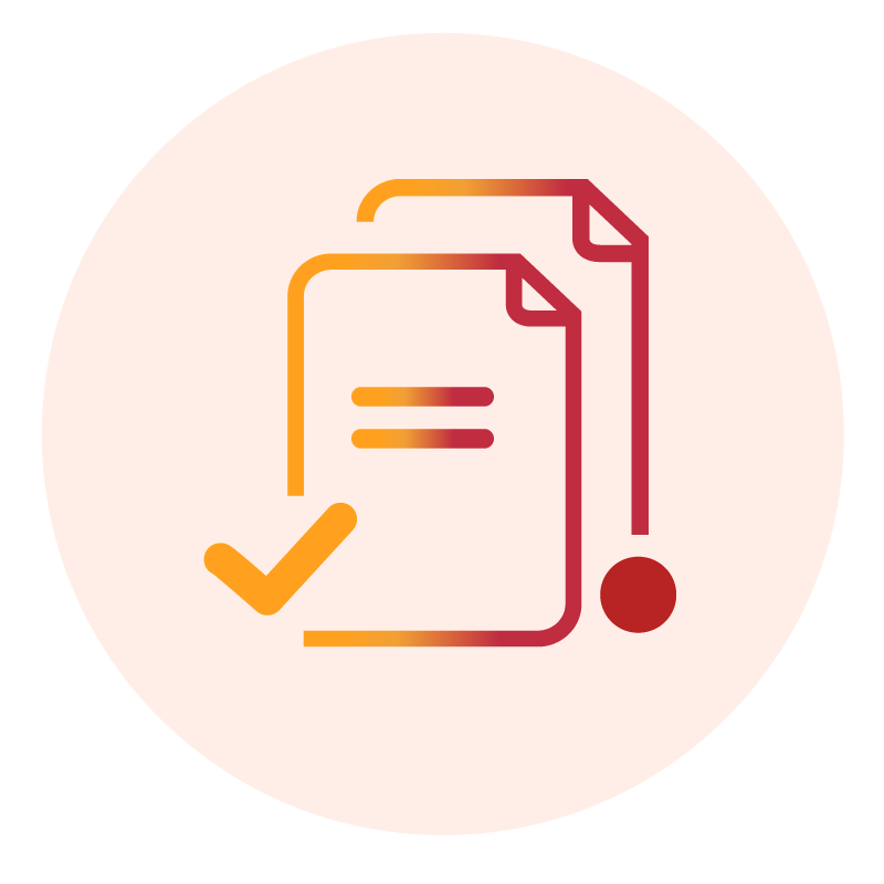Pictogramme document validé