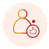 Pictogramme satisfaction client