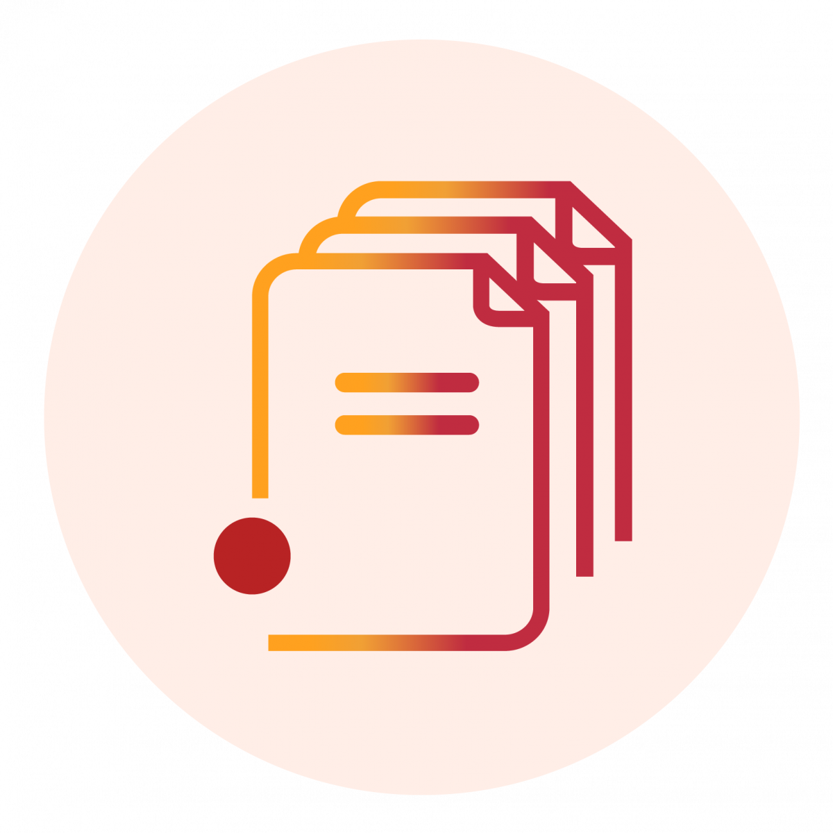 Pictogramme gestion de gros volumes